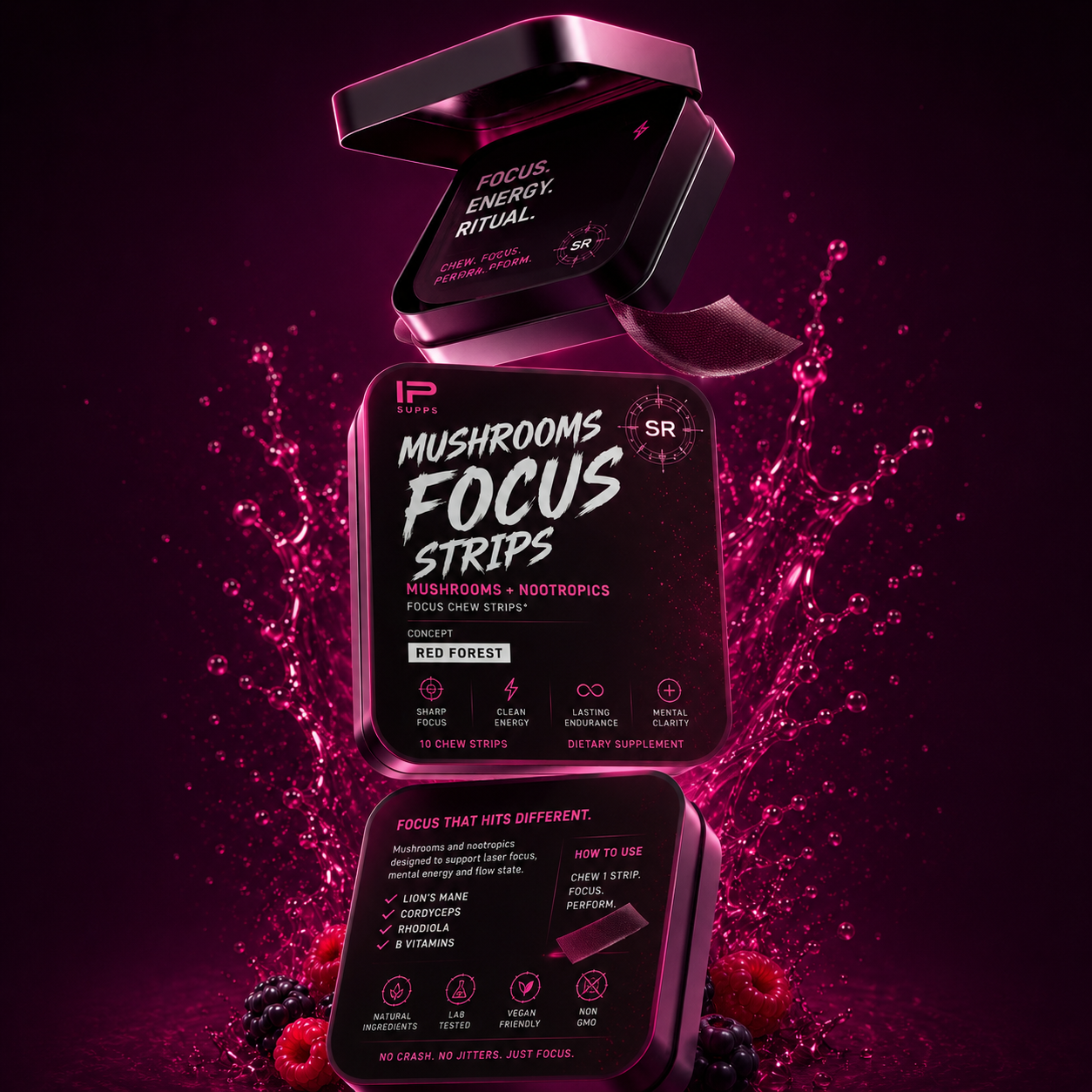 MUSHROOMS FOCUS STRIPS